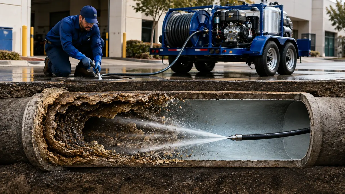 Sewer Pipe Descaling in Sugarloaf